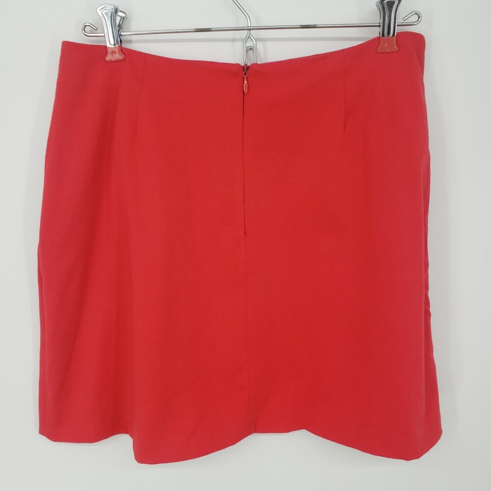 Cache Slit Mini Skirt - Picture 3 of 6